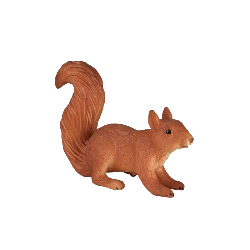 Mojofun Realistic Red Squirrel Figure - Woodland Animal Toy