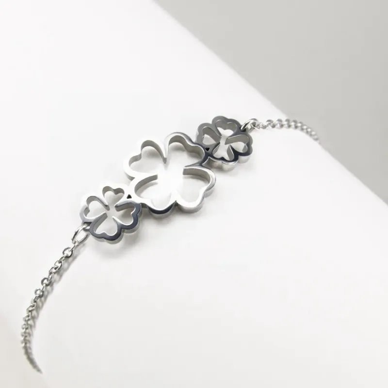 Women's clover bracelet Ponytail & Co (x3)