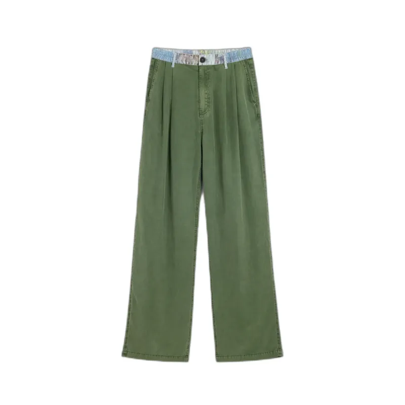 Women's Trousers Desigual Silk