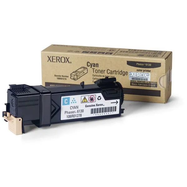 Xerox 106R01278 Toner cartridge cyan. 1.9K pages/5% for Xerox Phaser 6