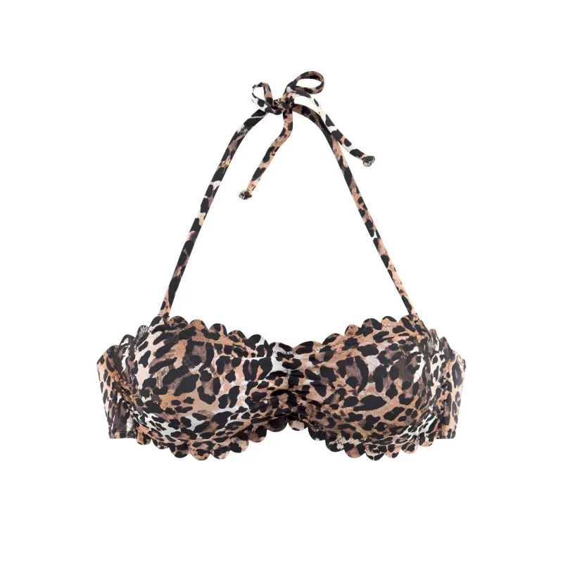 Underwired Bandeau Bikini Top Women Lascana Lexa