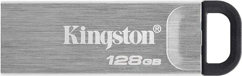 Kingston Datatraveler Kyson Usb 3.2 Gen 1 Flash Drive 128gb - Capless Metal Casing