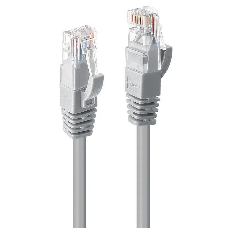 Lindy 5m Cat.6 U/UTP Network Cable Grey