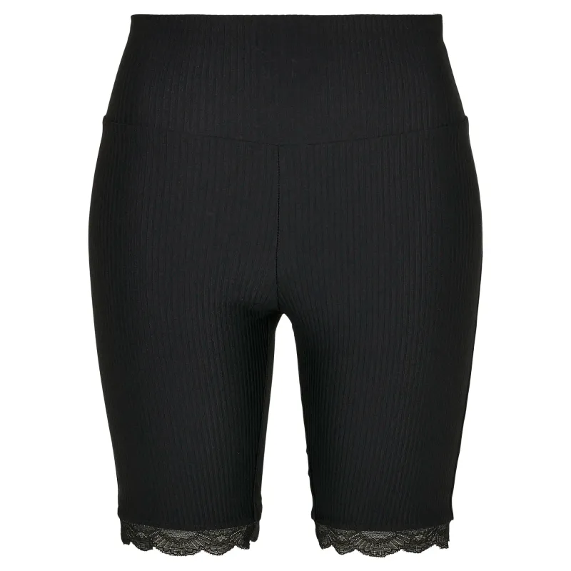 Women's high waist lace hem cycling undershorts Urban Classics