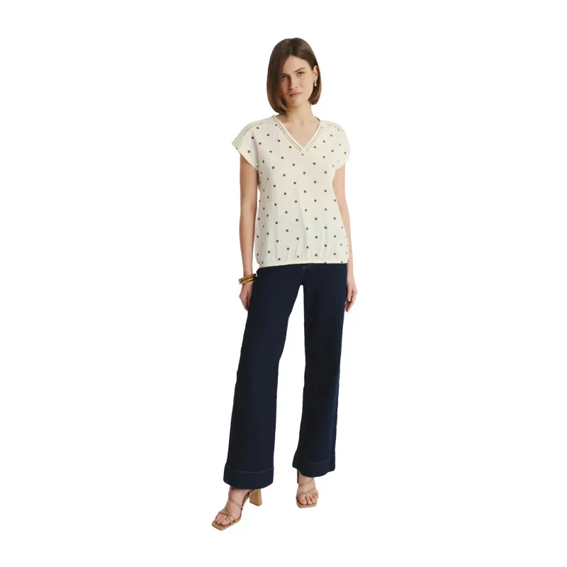 Women's Cotton and Modal Blend T-Shirt Greenpoint Regular March