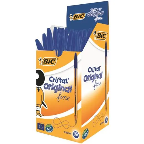 BIC 872730 ballpoint pen Blue Stick ballpoint pen Fine 50 pc(s)