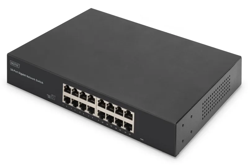 Digitus 16-Port Gigabit Switch. 19 inch. Unmanaged
