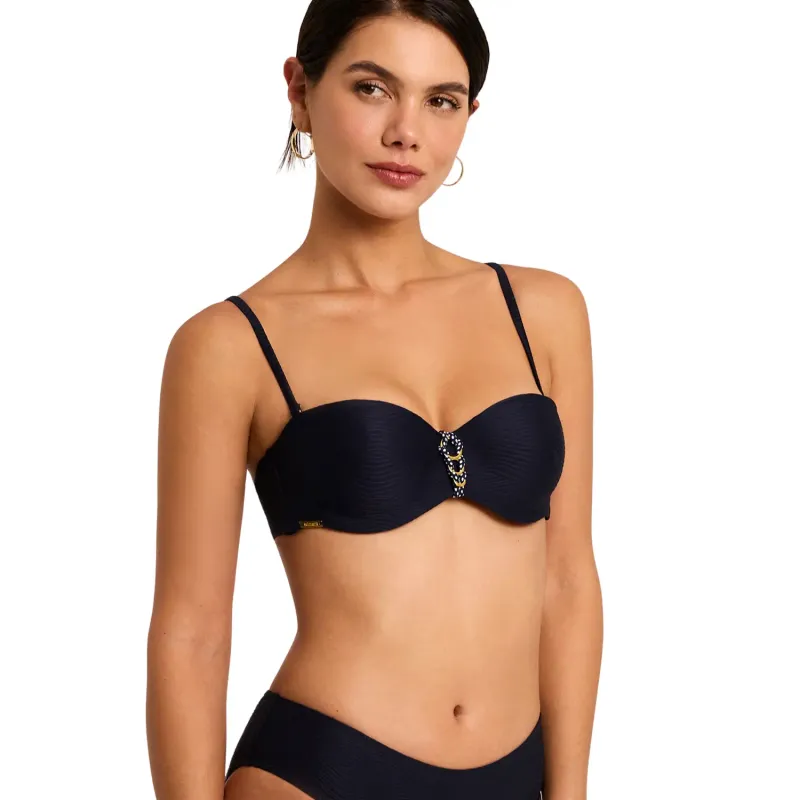 Women's bandeau swimsuit top Selmark Nautilus