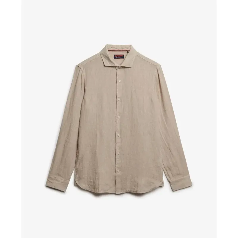 Embroidered linen shirt Superdry Vacation