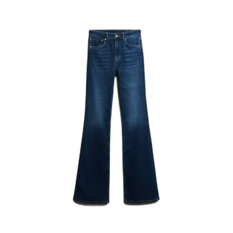 Women's high bootcut jeans Superdry