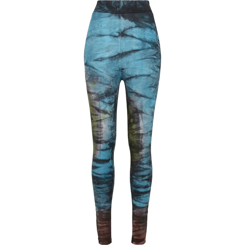Women's Legging Urban Classics cotton tie dye high waist