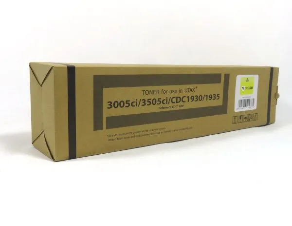 Data Direct Utax CDC1930 1935 3005 Toner Yellow Compatible 653010016C