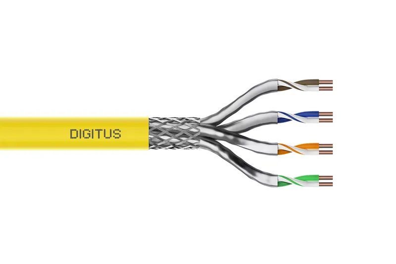 Digitus DK-1743-A-VH-1 networking cable Yellow 100 m Cat7a S/FTP (S-ST