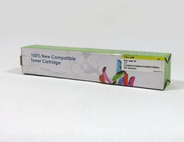 Data Direct Oki C3300 3400 3450 3600 Toner Yellow HC Compatible 434593