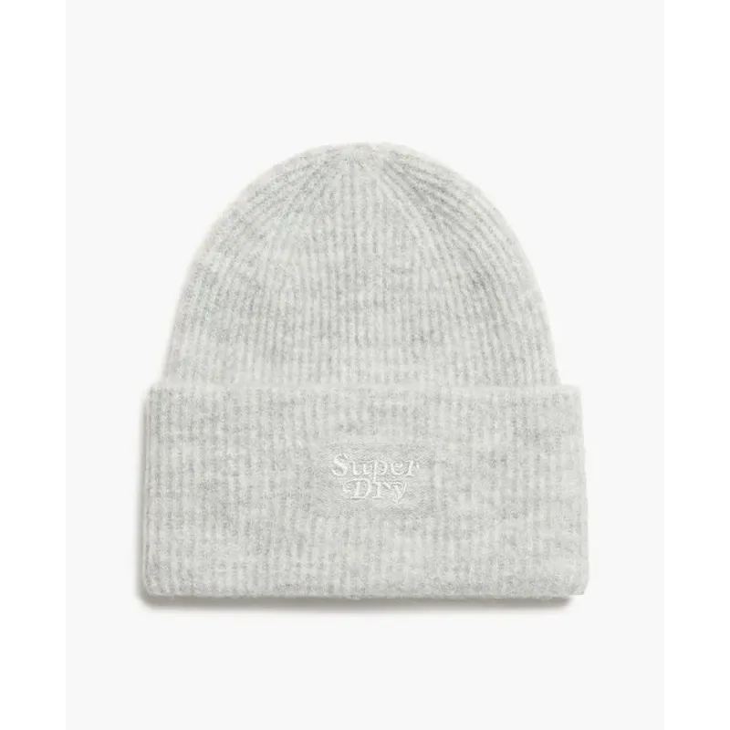 Soft ribbed knit beanie for women Superdry