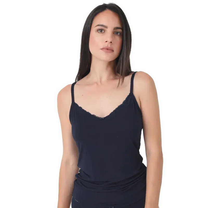 Women's tank top Sassa Bamboo Jacquard