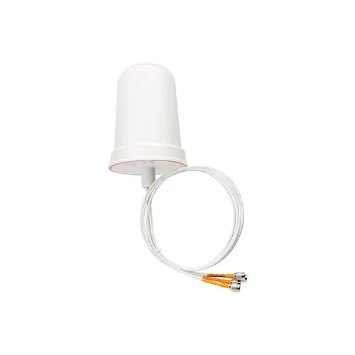 Cisco Aironet Dual-Band Omnidirectional Wi-Fi Antenna 4 dBi (2.4 GHz)/4 dBi (5 GHz) 4 Ports Wall/Mast Mount 1-Year Limited Hardware Warranty (AIR-ANT2544V4M-RS=)