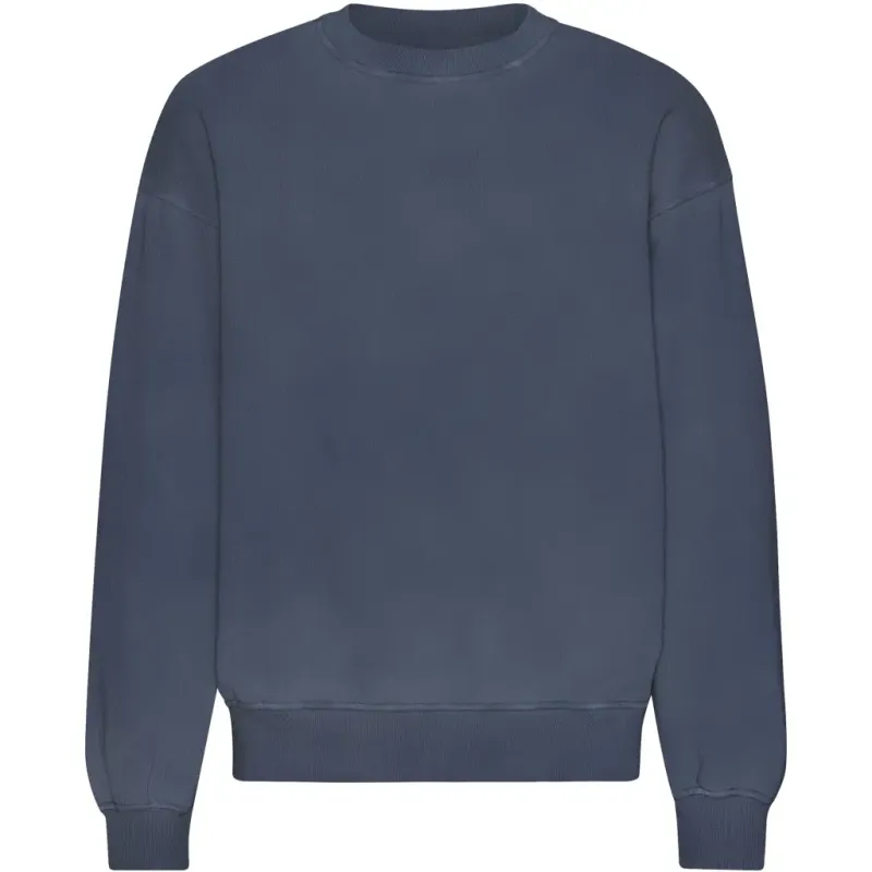 Oversized crewneck sweatshirt Colorful Standard Organic Neptune Blue