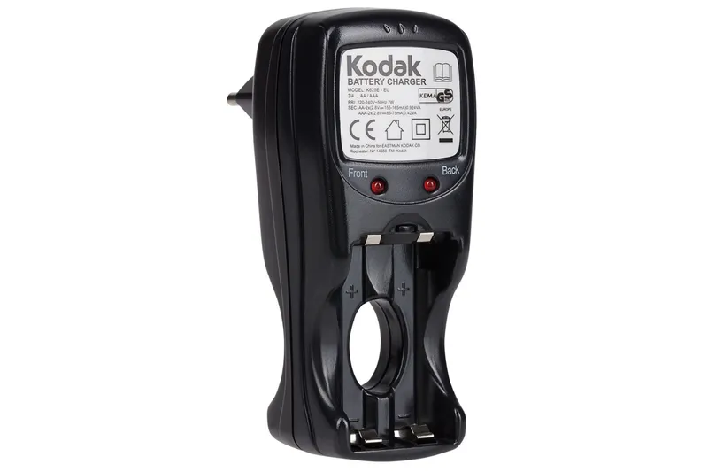 Kodak K625E-EU European 2 Pin 2 or 4 AA/AAA Battery Charger only - Bla