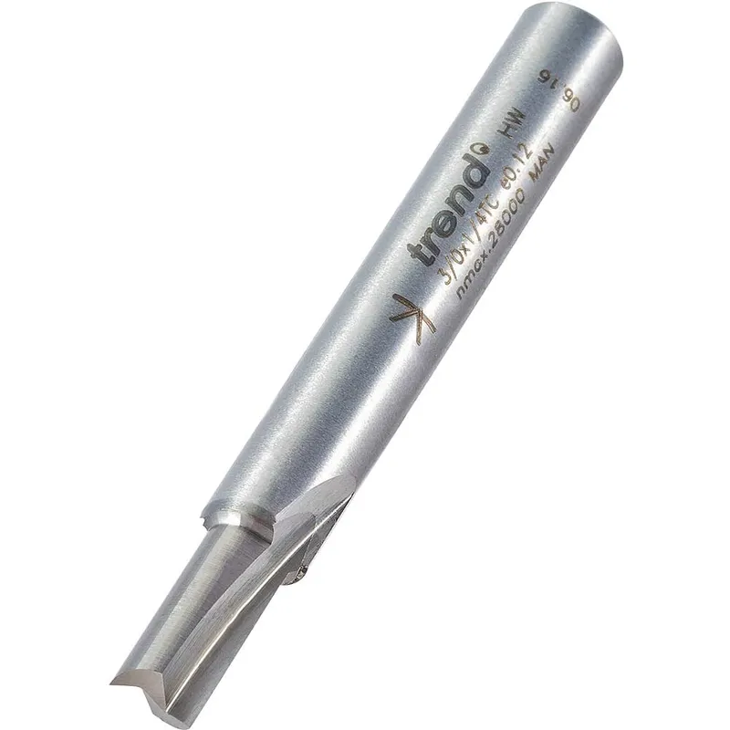 Trend Professional Two Flute Straight Router Cutter