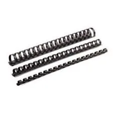 Fellowes Plastic Comb 12mm Black A4 100pk