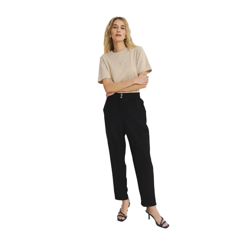 Comfortable Elastic Waist Trousers Women Greenpoint Regular March