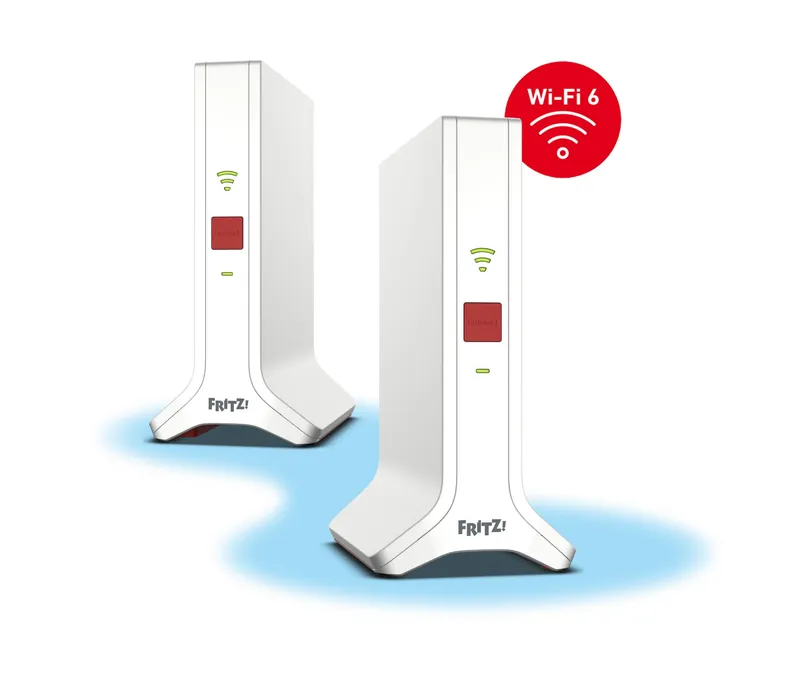 Mesh Set 4200 Dual-band (2.4 GHz / 5 GHz) Wi-Fi 6E (802.11ax) Red. Whi