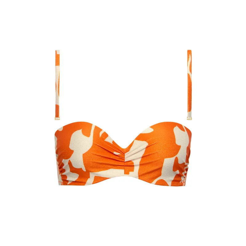 Padded strapless bikini top for women Lisca Aswan