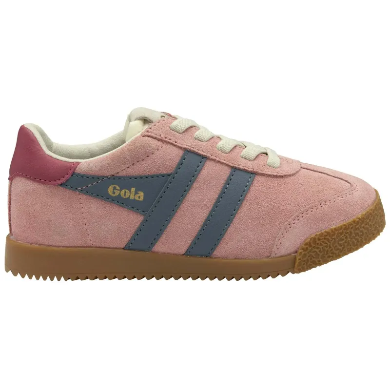 Lace-up suede trainers for kids Gola Elan