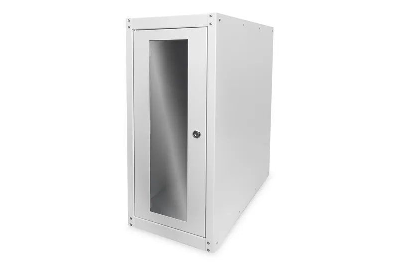 Digitus Computer housing with glass door. rolling. lockable. with vent