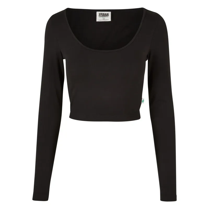Women's long sleeve crop T-shirt Urban Classics Organic