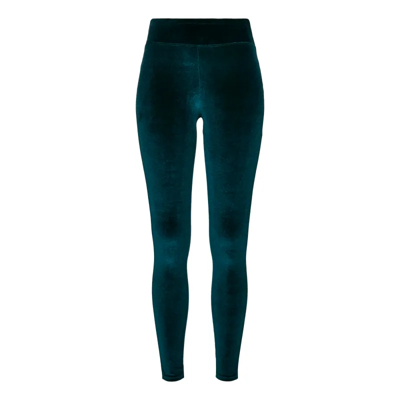 Women's high-waisted leggings Urban Classics velvet