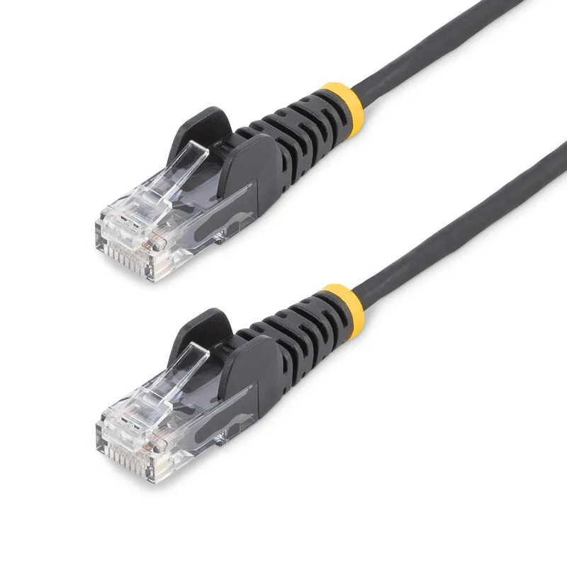 StarTech.com 7m Black Slim CAT6 Ethernet Cable. Snagless. 100W PoE. UT
