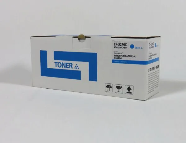 Data Direct Kyocera P6230 M6230 6630 Toner Cyan Compatible TK5270C