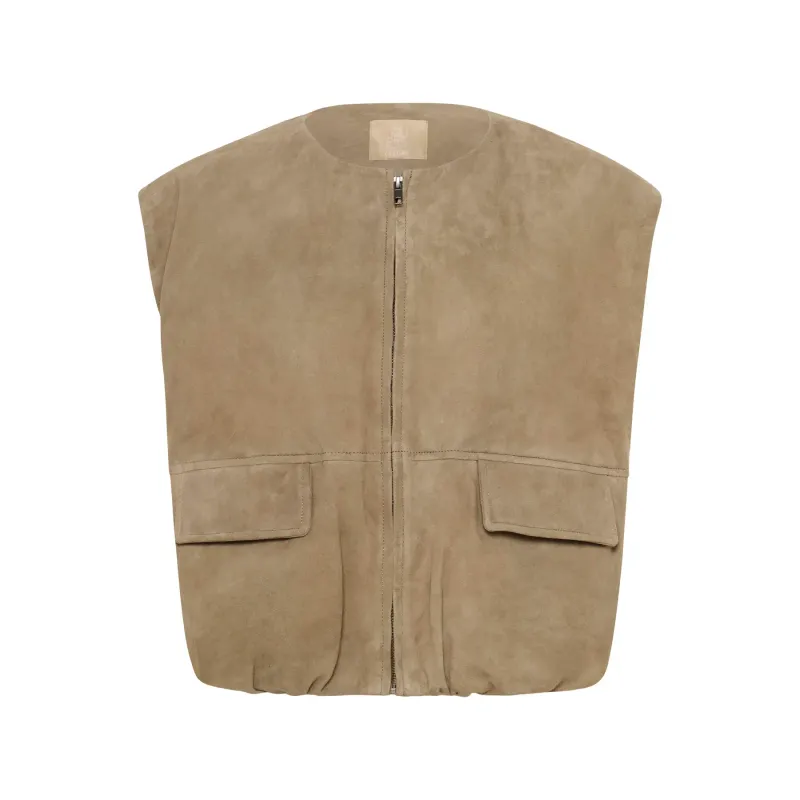 Sleeveless jacket for women CULTURE CUAnnemie