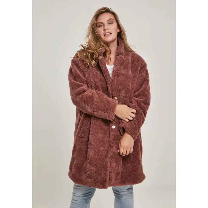Plus size women's parka Urban Classic oversized sherpa