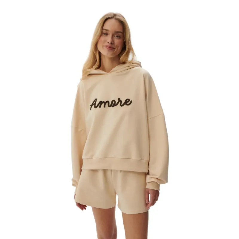 Women's hooded sweatshirt She is Sunday Amore