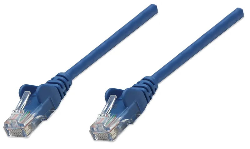 Intellinet Network Patch Cable. Cat6. 1.5m. Blue. CCA. U/UTP. PVC. RJ4