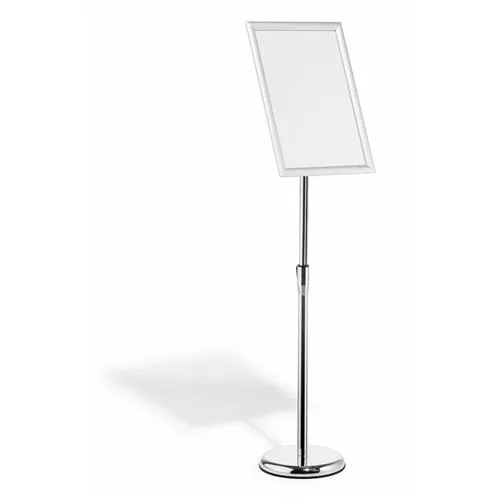 Durable 479923 sign holder/information stand A3 Aluminium, Plastic, Steel Silver