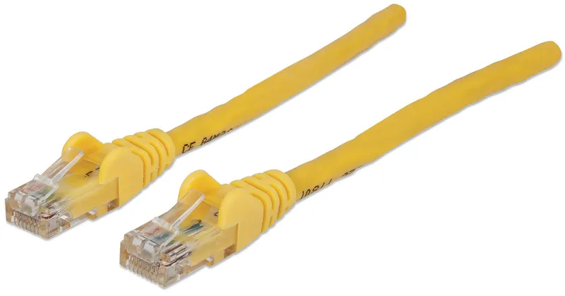 Intellinet Network Patch Cable. Cat6. 2m. Yellow. CCA. U/UTP. PVC. RJ4