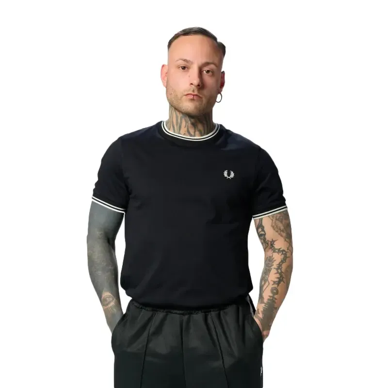 Double stripe T-shirt Fred Perry