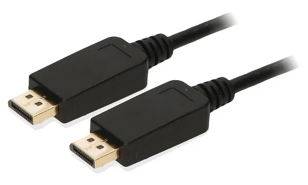 2-Power CAB0024A DisplayPort cable 1 m Black