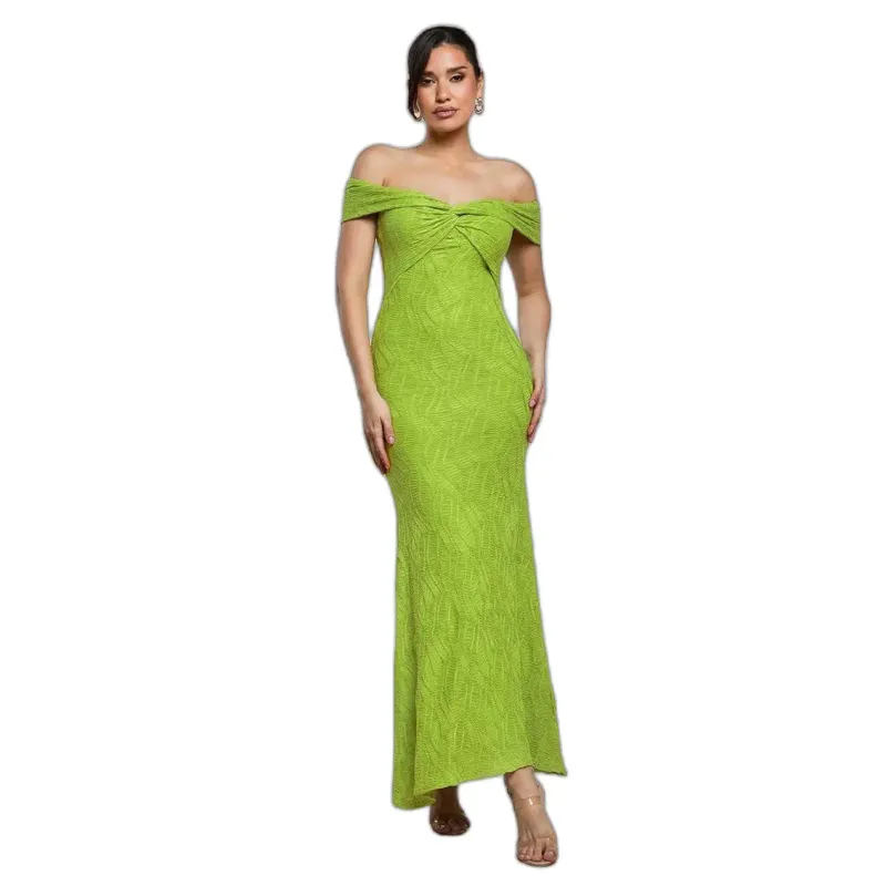 Women's maxi dress Goddiva Knot Twist