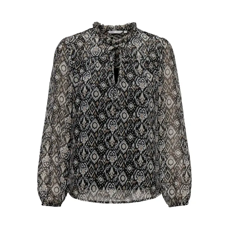 Long sleeve blouse for women Only Ditsy