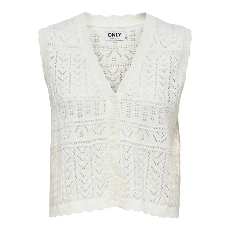 Women's V-Neck Gilet Only Irina