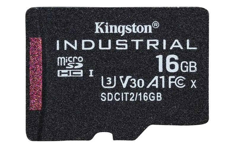 Kingston Technology 16GB microSDHC Industrial C10 A1 pSLC Card Single