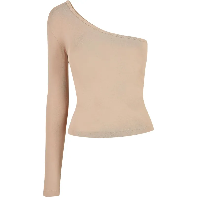 Asymmetrical long sleeve t-shirt large size woman Urban Classics