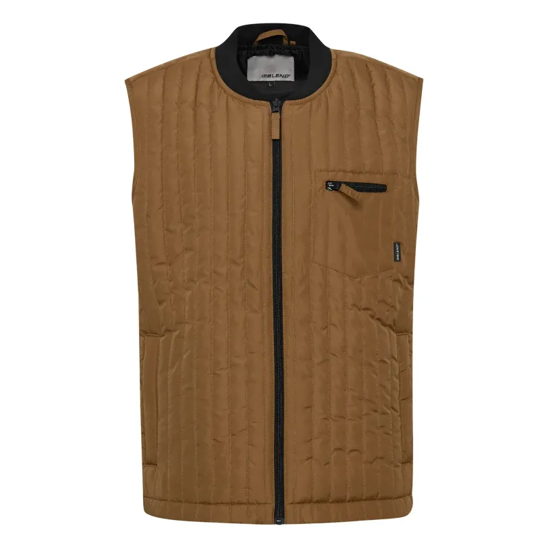 Sleeveless Puffer Jacket Blend