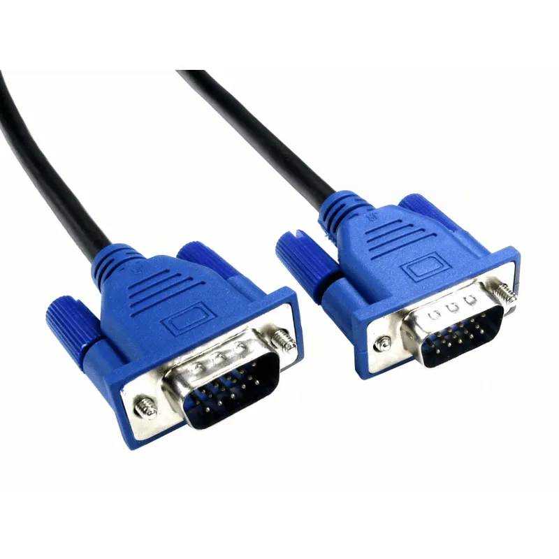 Cables Direct CDEX-LPLZ-02BL VGA cable 2 m VGA (D-Sub) Black Blue