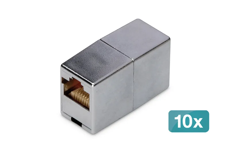 Digitus CAT 5e. Class D. RJ45 Modular Coupler - 10 pieces
